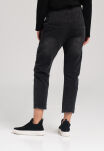 Spodnie dresowe z czarnego denimu Jeans Look 603 - 3
